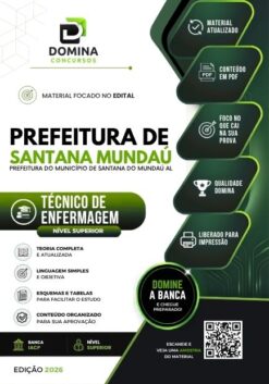 Técnico de Enfermagem Santana do Mundaú AL | Apostila 2026