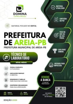 Técnico de Laboratório Areia PB | Apostila 2026