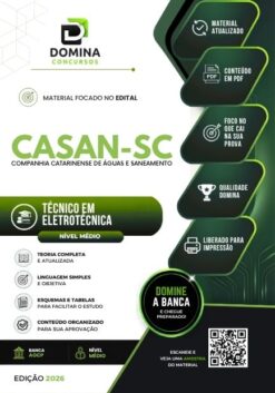 Técnico em Eletrotécnica CASAN SC | Apostila 2026