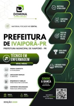 Técnico em Enfermagem Ivaiporã PR | Apostila 2026