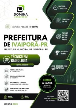 Técnico em Radiologia Ivaiporã PR | Apostila 2026