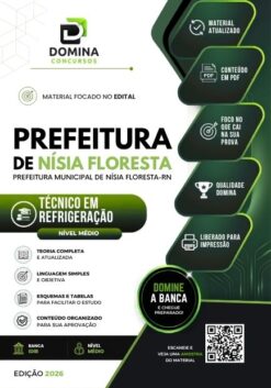 Técnico em Refrigeração Nísia Floresta RN | Apostila 2026
