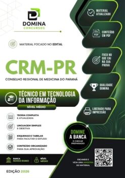 Técnico em Tecnologia da Informação CRM PR | Apostila 2026