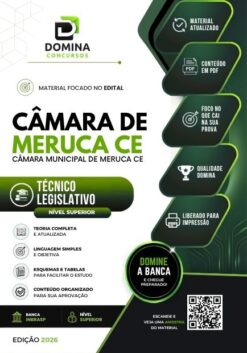Técnico Legislativo Câmara Meruoca CE | Apostila 2026