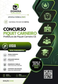 Vigia Piquet Carneiro CE | Apostila 2026