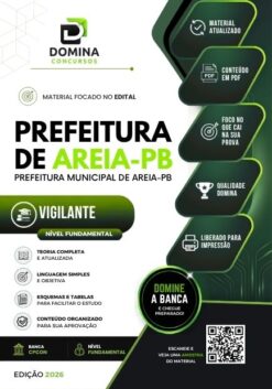 Vigilante Areia PB | Apostila 2026