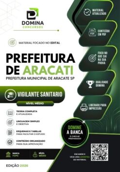 Vigilante Sanitário Aracati CE | Apostila 2026
